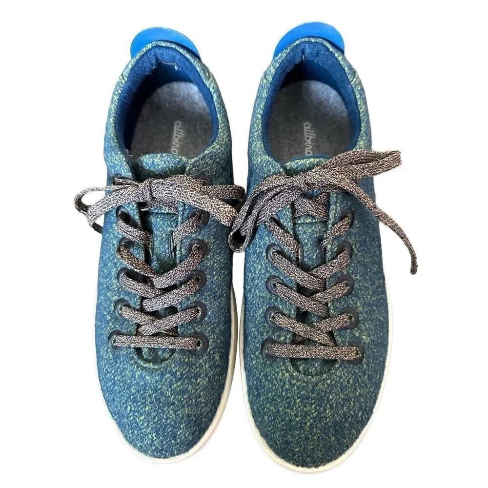 Allbirds Women’s Wool Piper Garden Blue Sneakers Size 11